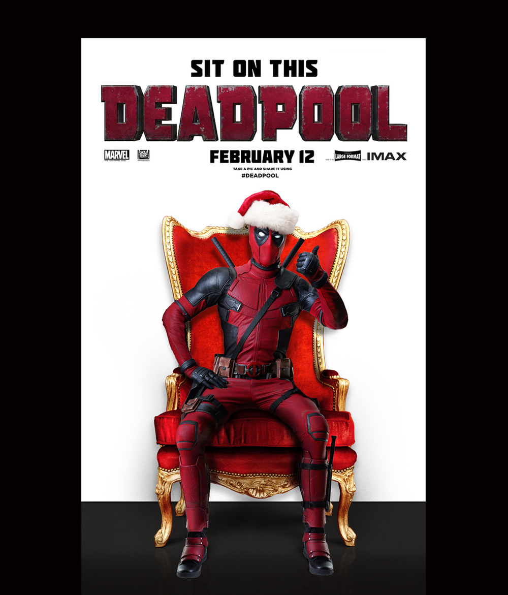DEADPOOL's Movie Theater Christmas Standee - 