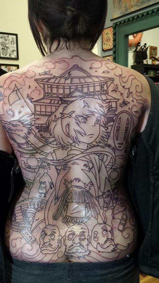 The Detail in This SPIRITED AWAY Tattoo Is Incredible! — GeekTyrant