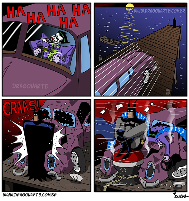 Batman Is the Real Joker in This Funny Comic Strip Series 