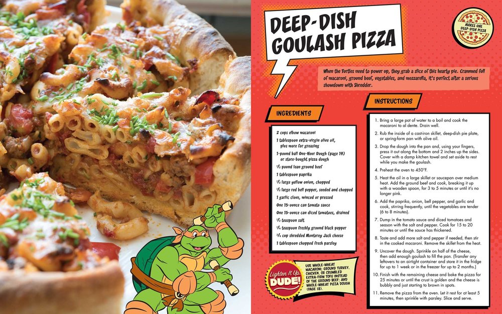 The Teenage Mutant Ninja Turtles Pizza Cookbook Epub-Ebook
