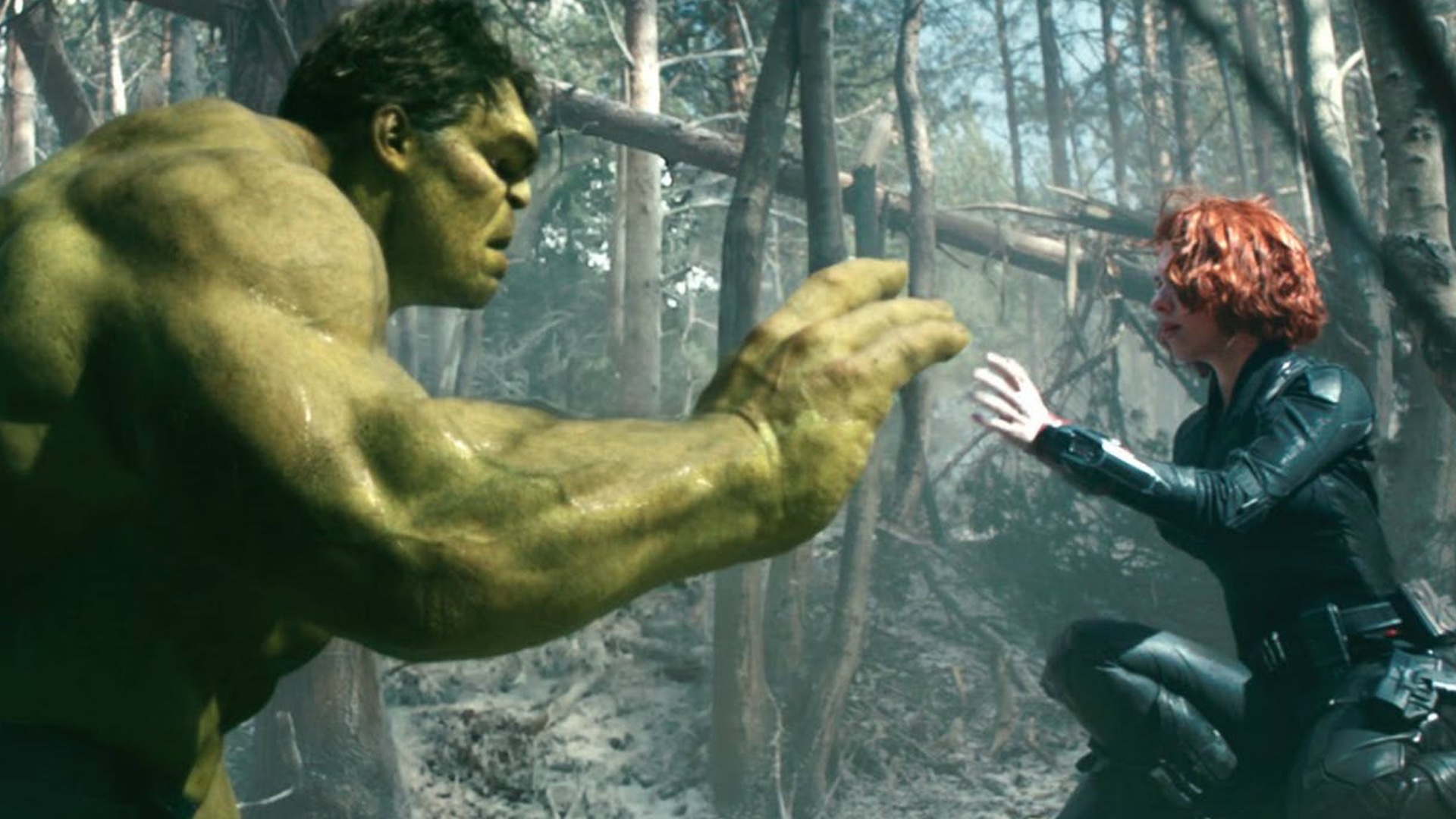 Image result for hulk and black widow