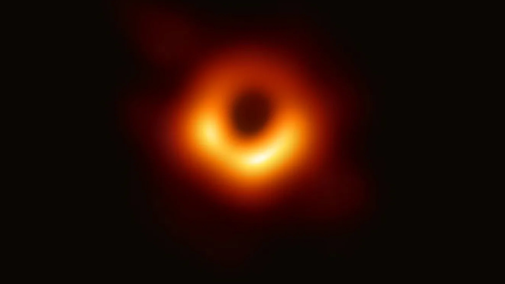 Image result for nasa captured first ever image of a black hole