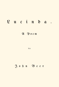 Cover of Lucinda by John Beer