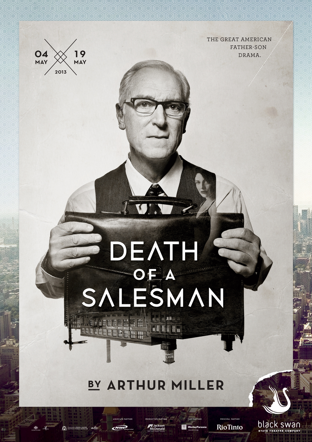 what is the thesis of death of a salesman