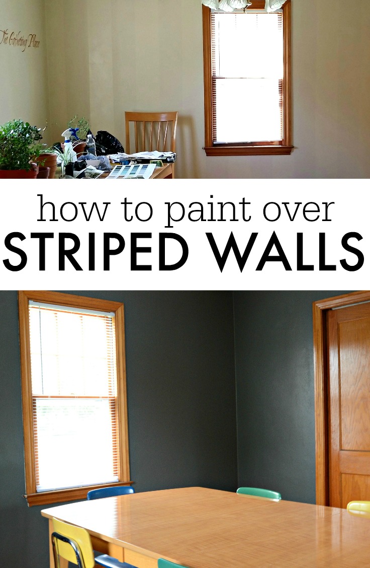 How To Paint Over Stripes With Different Finishes Decor And The Dog