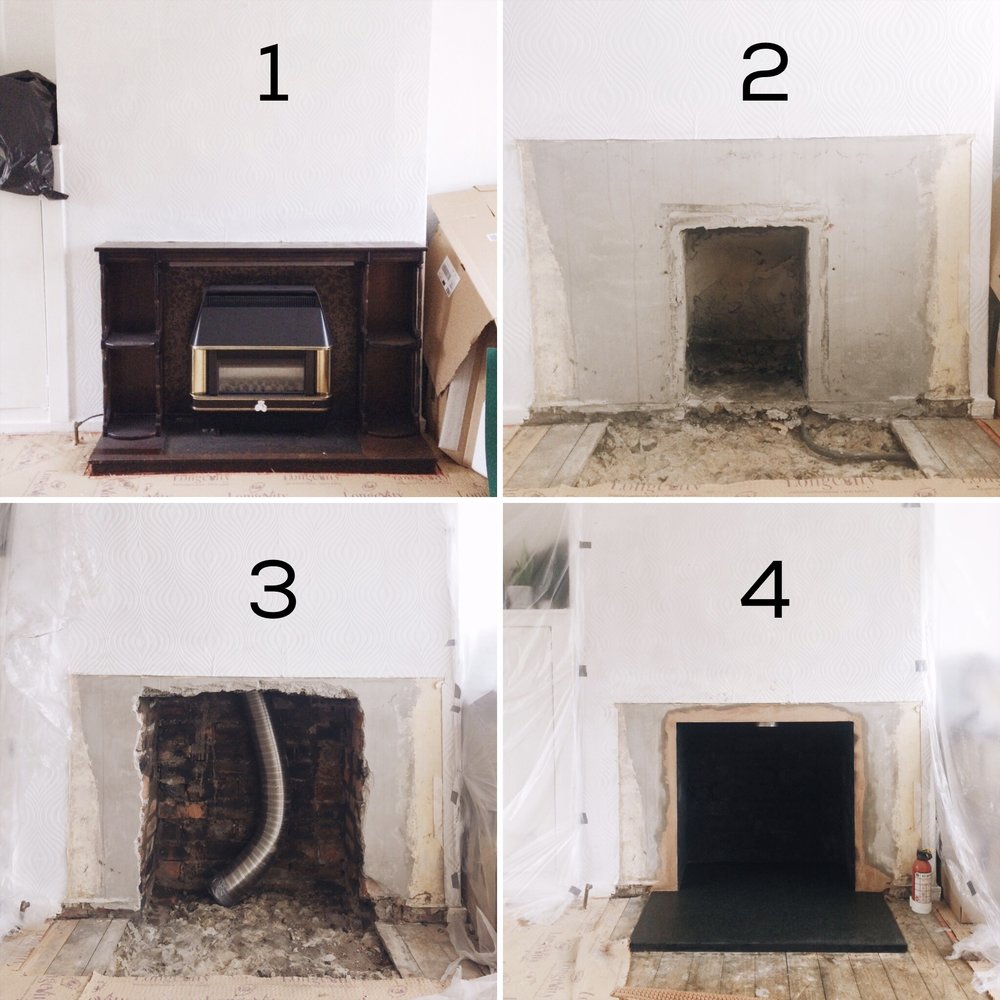 What are the steps to install a wood burning furnace?