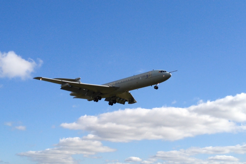  Vickers VC10 at RAF Brize Norton, following a flypast on 20th September 2013 