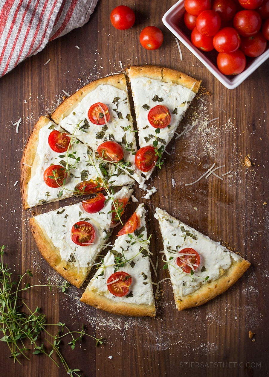 Tomato Basil &amp; Ricotta Pizza — Jonathan Stiers