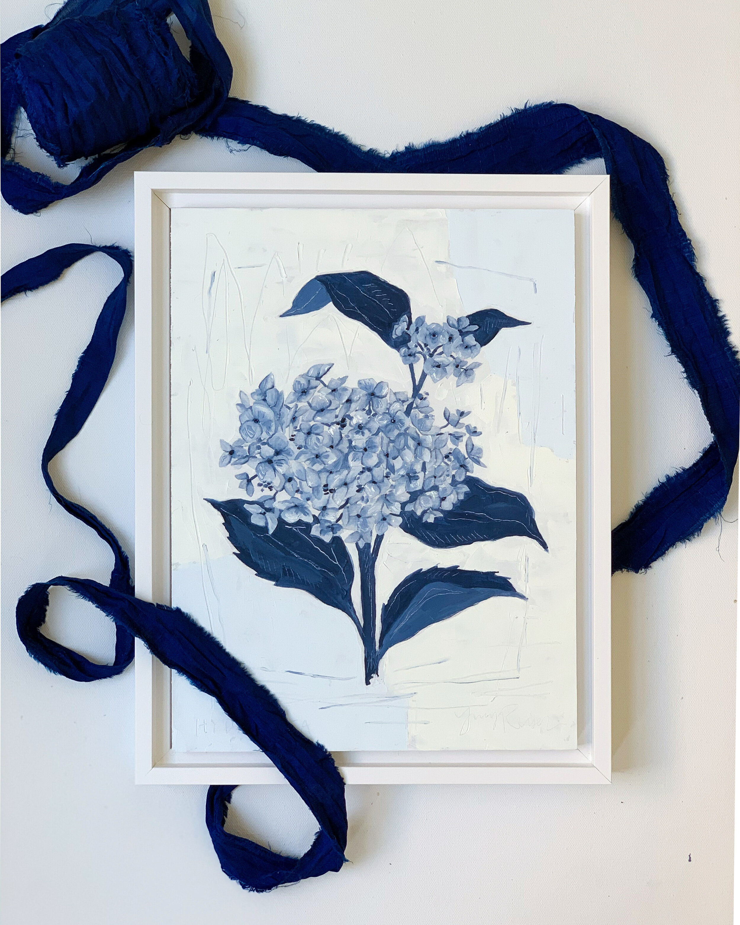 Shipped all the Blue Botanicals off to their new homes, including this lovely Hydrangea.