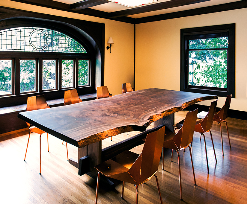 Live Edge Piedmont Dining Table Lands In San Francisco Taylor Donsker Design