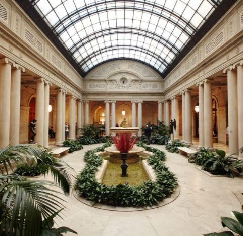 The Garden Court at the Frick Collection