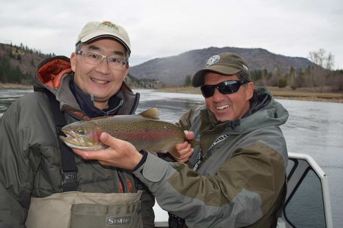 Don Freschi and Brian Chan Fishing the Columbia
