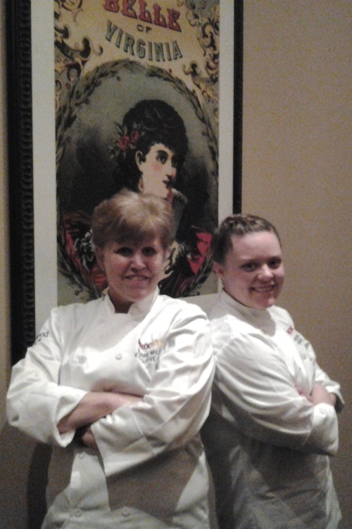 Executive Chef Bobbie Miller and Sous Chef Karen Pawelee of the Sheraton Premiere Tysons.