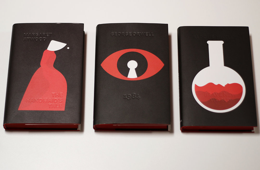 Vintage Books - Dystopian Series illustrated by Noma Bar