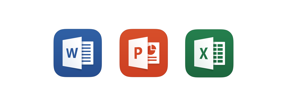 Microsoft Office Product Icons