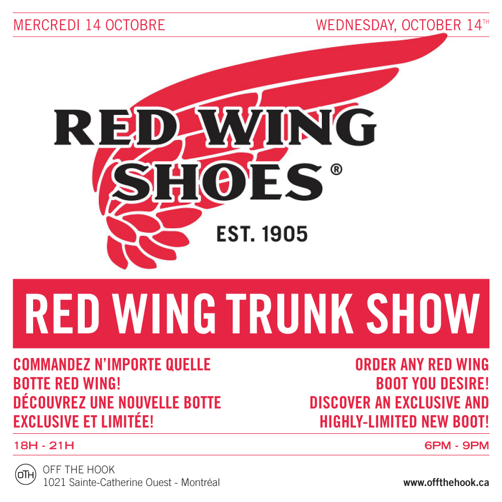 RED WING TRUNK SHOW OTH