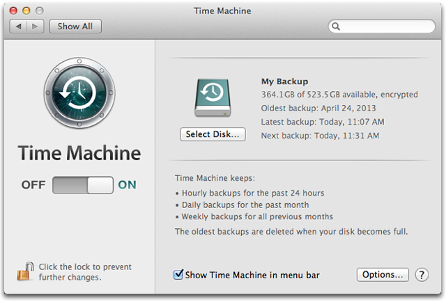 delete time machine backups on external hard drive