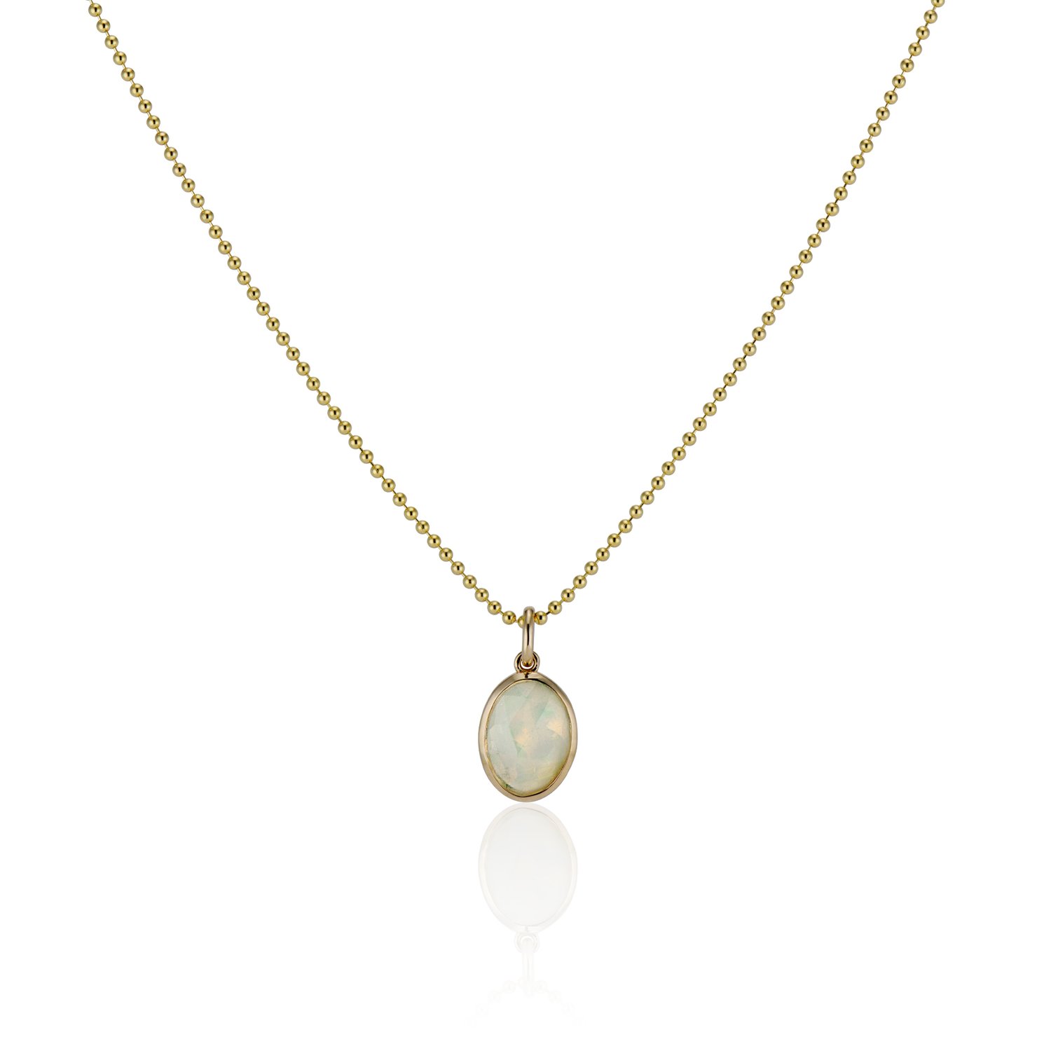 The Rose Cut Opal Pendant — THE ONE I LOVE NYC