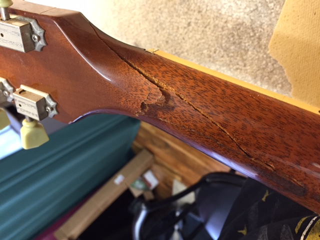 Fixing a Cracked Gibson Neck — Silesia Guitars - Guitar 