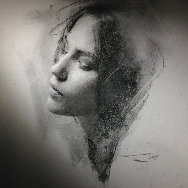 Beautiful Charcoal Drawings on Paper by Casey Baugh #artpeople