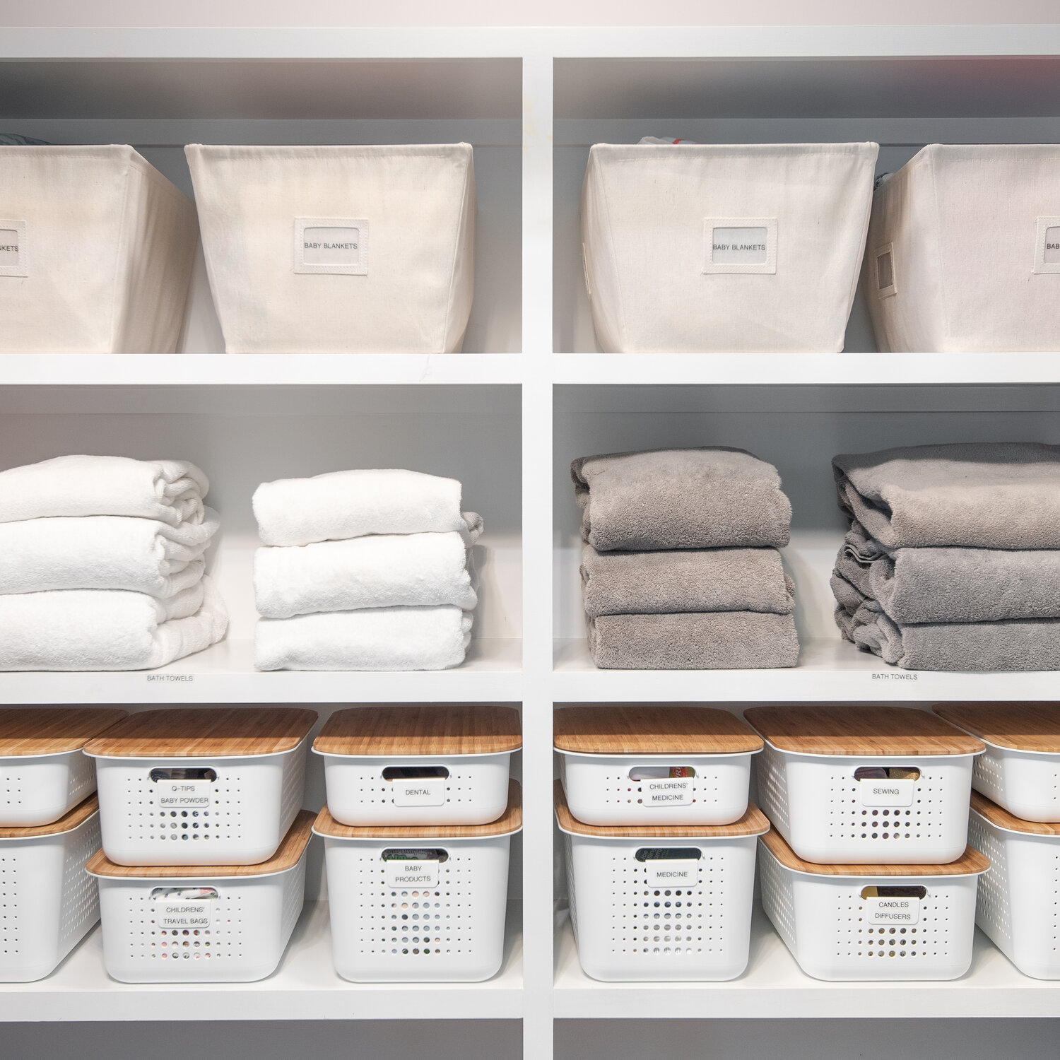 Rachel and Company - How To Organize Your Linen Closet