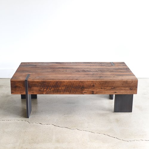 Large Modern Reclaimed Wood Coffee Table What We Make