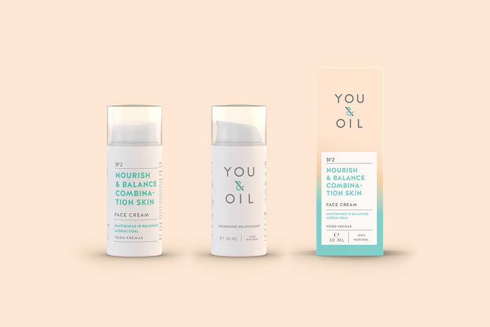 You & Oil Natural classic Cosmetics Label and Packaging Design By Black Swan Brands