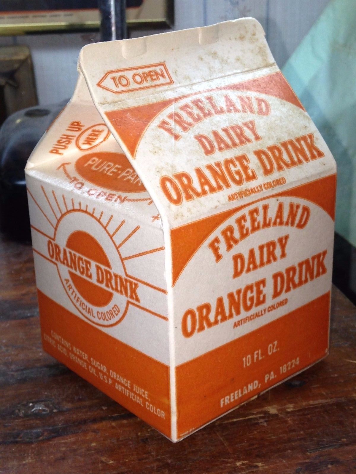 Freeland Dairy Orange Drink