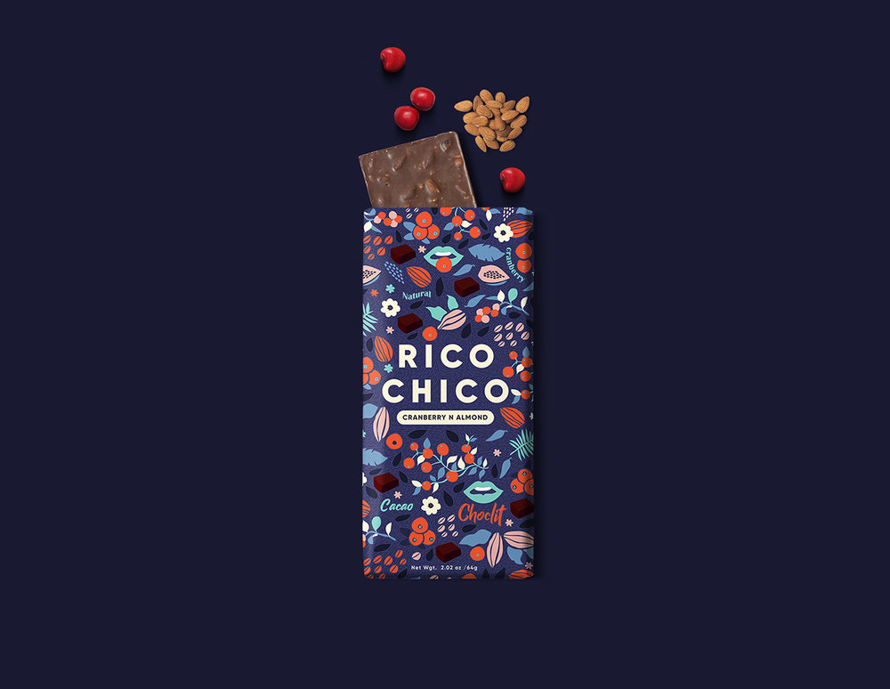 Rico Chico Chocolate Comes With Illustrations as Bold as The Flavors ...