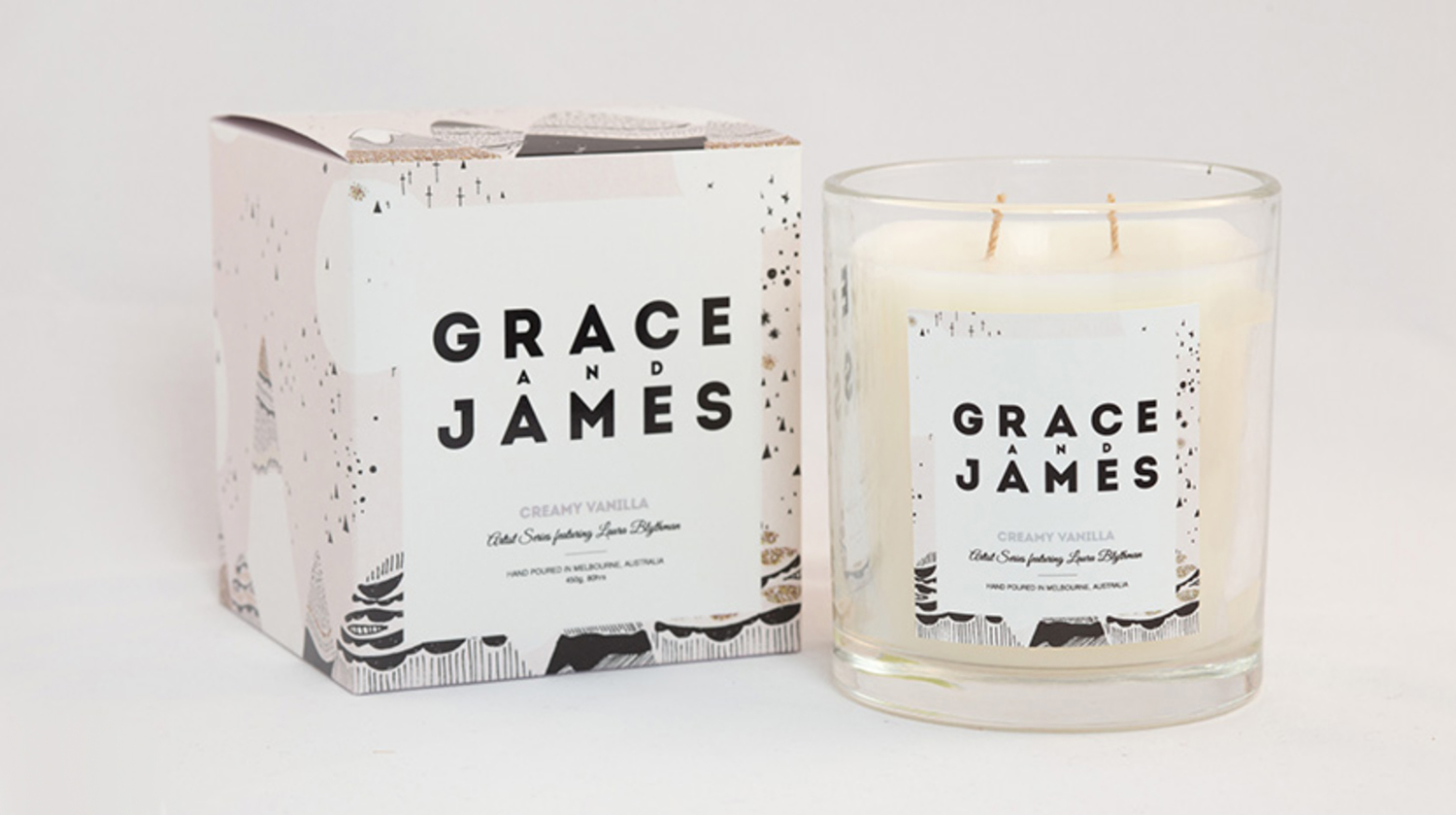 Grace and James Candle Packaging 2