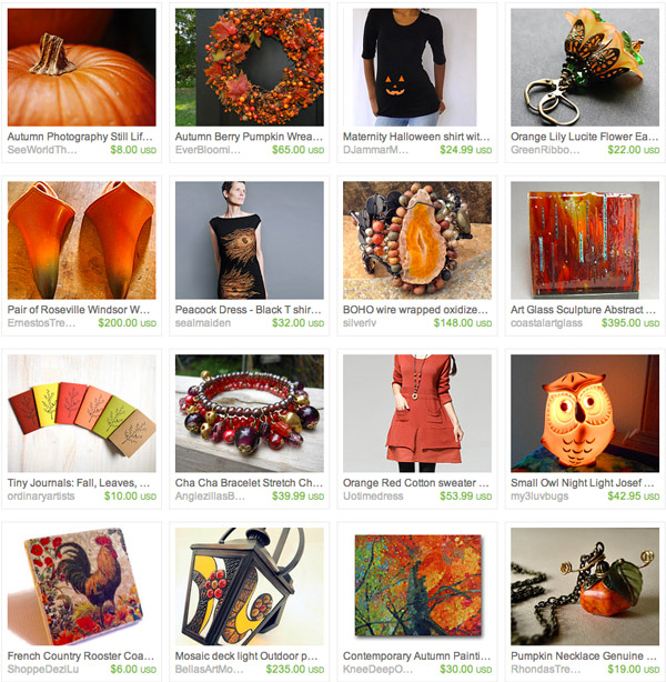 Fall Items spotted on Etsy