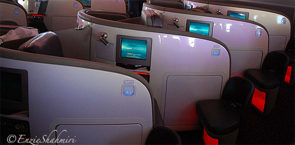 Upper Class Sleep Pods on Virgin Atlantic