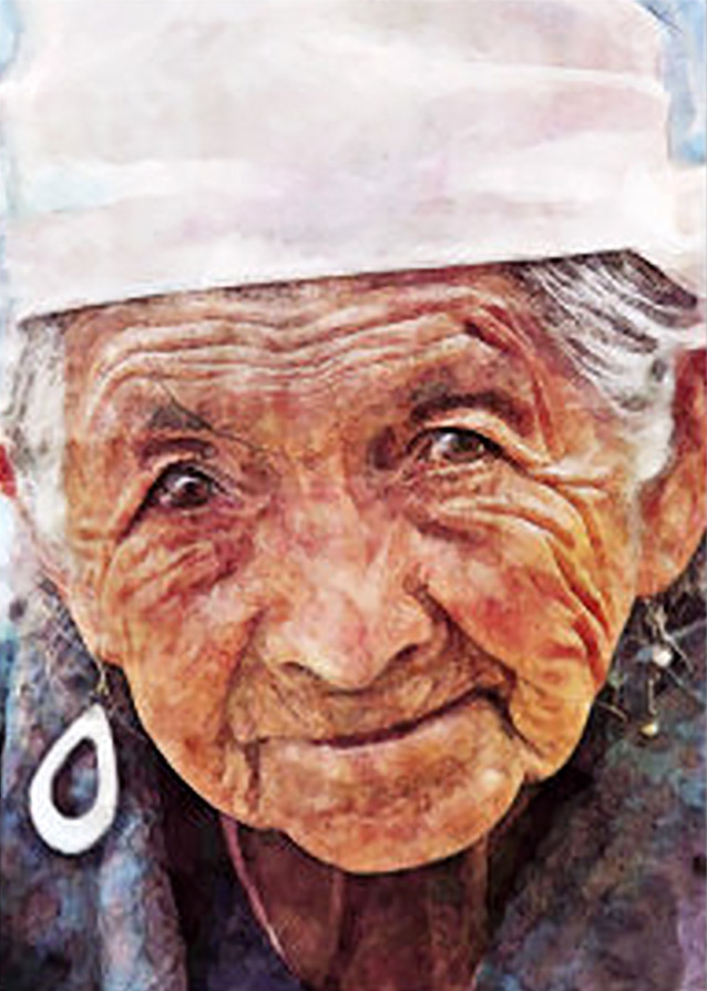 Old Woman Print