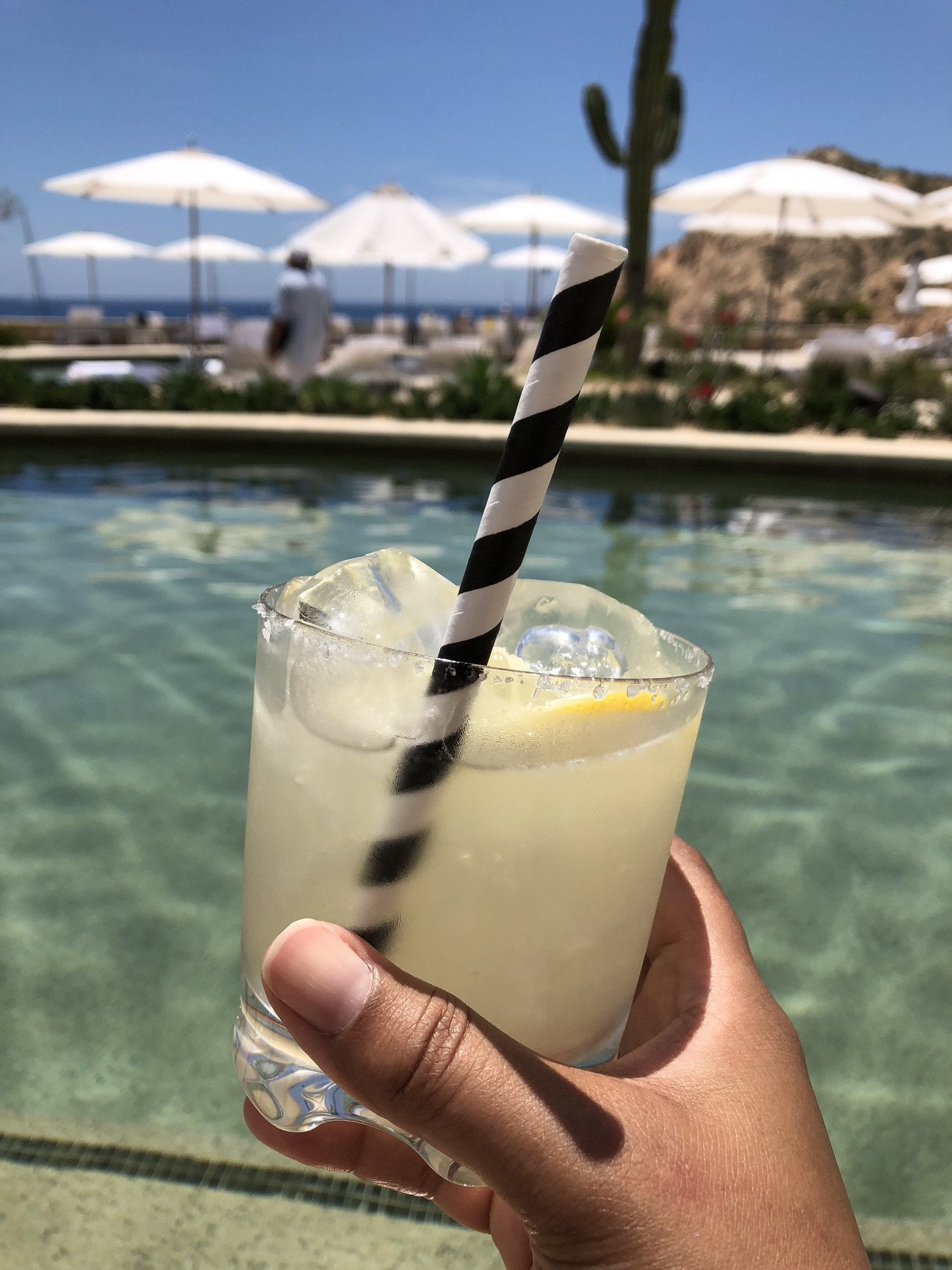 Salud! Such a great Margarita at the Montage Pool!