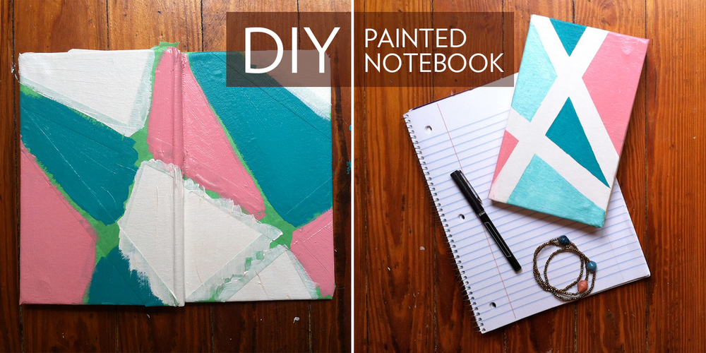 DIY: Painted Notebook — Market Colors