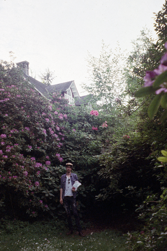 Grandma and I outside Kurt Cobain's house in Seattle, WA, 2015