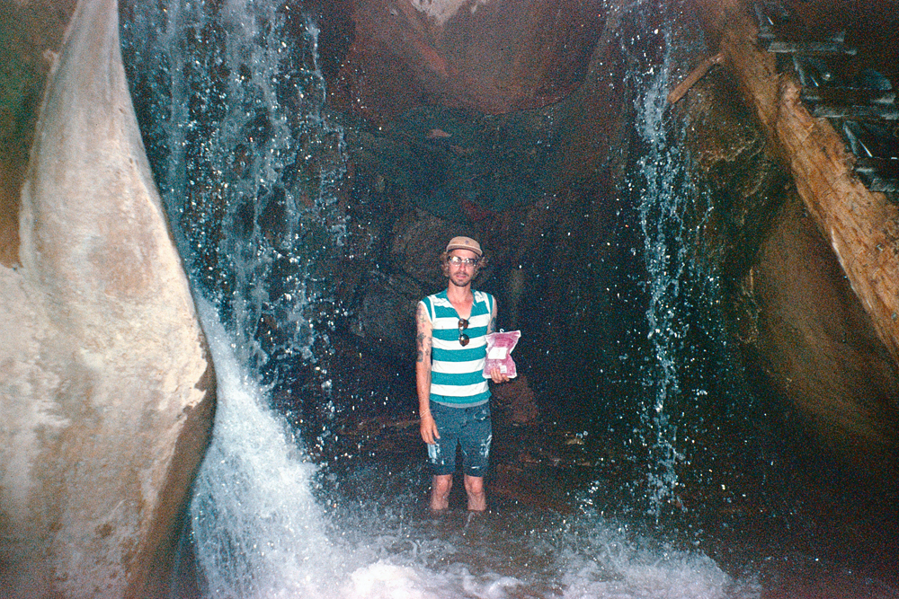 Grandma and I at Kanarraville Falls, UT, 2015