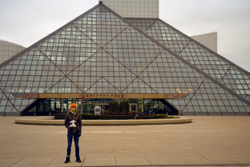 Grandma and I at the Rock and Roll Hall of Fame, 2013