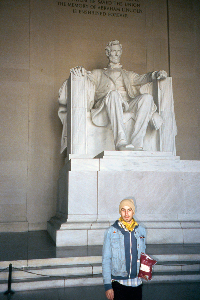Grandma and I at the Lincoln Memorial in Washington, D.C., 2013
