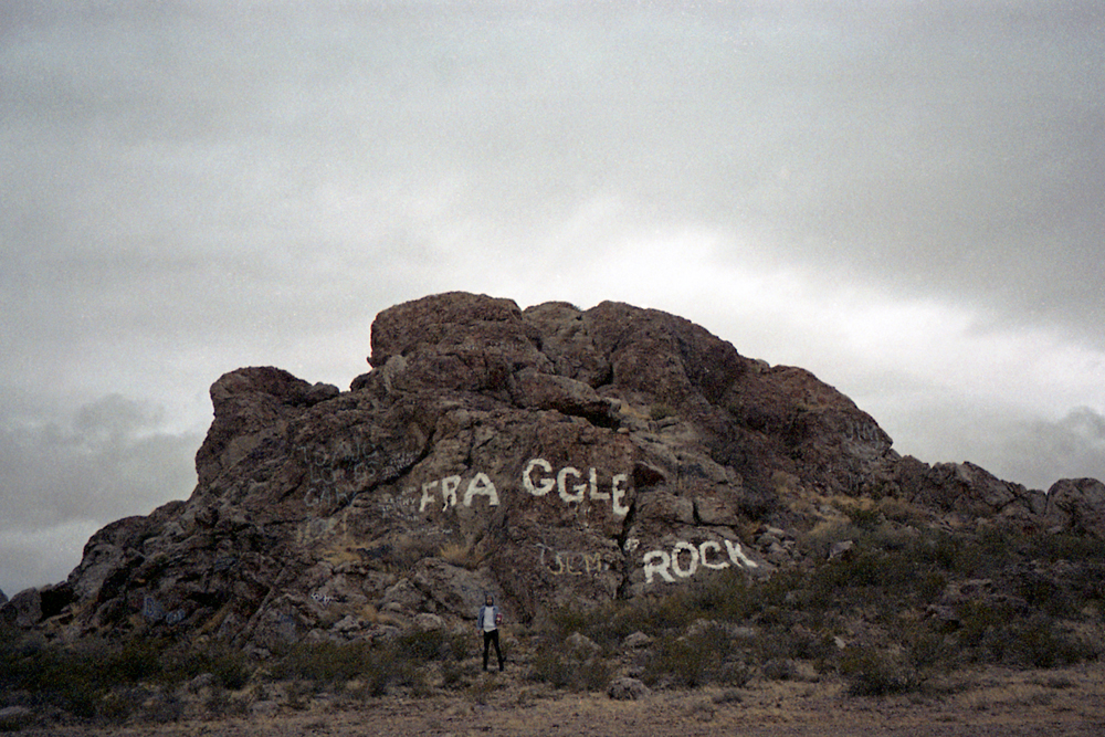 Grandma and I at Fraggle Rock in Lordsburg, NM, 2013