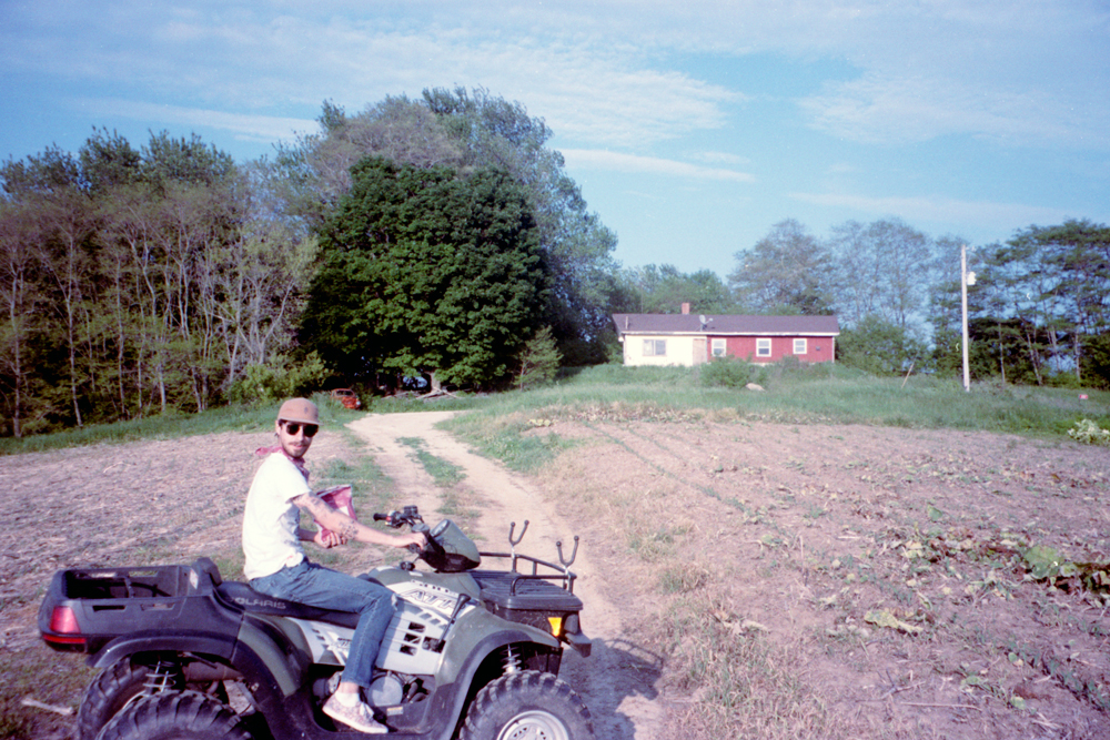 Grandma and Me on an ATV in the Driftless Lands of Wisconsin, 2015