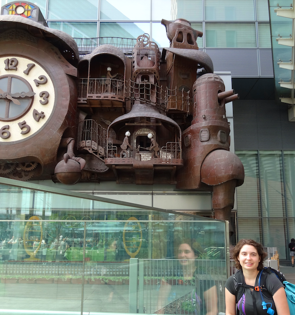  Ashlynn with an impressive clock in&nbsp;Tokoyo 