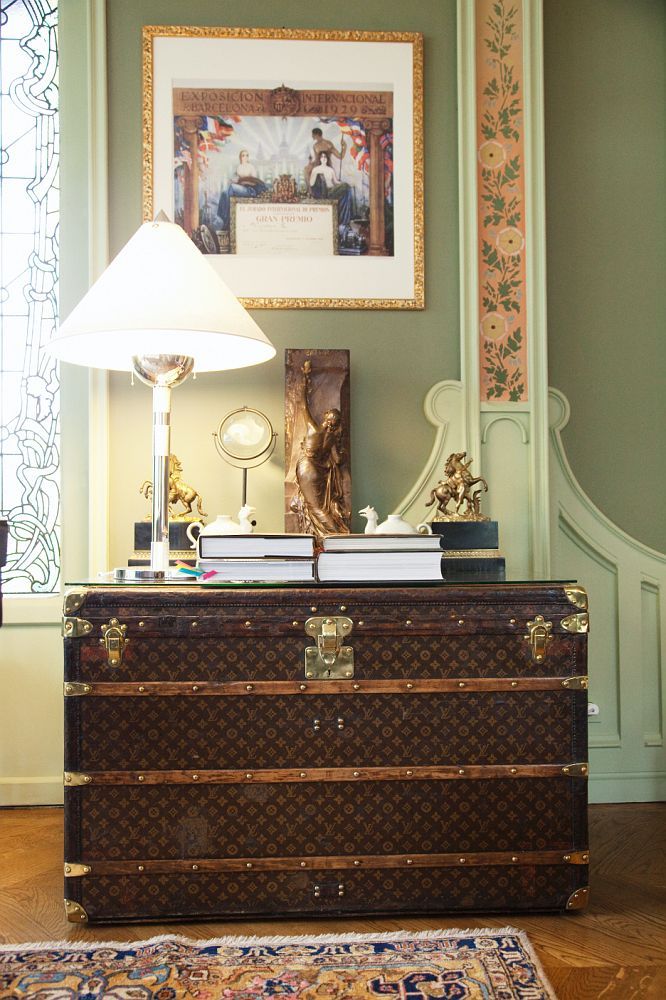Fashionable home accents: the Louis Vuitton trunk — The Decorista