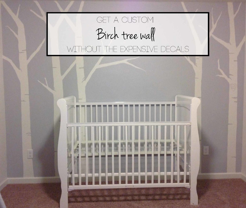Turorial Get A Custom Birch Tree Wall Without The Expensive Decals