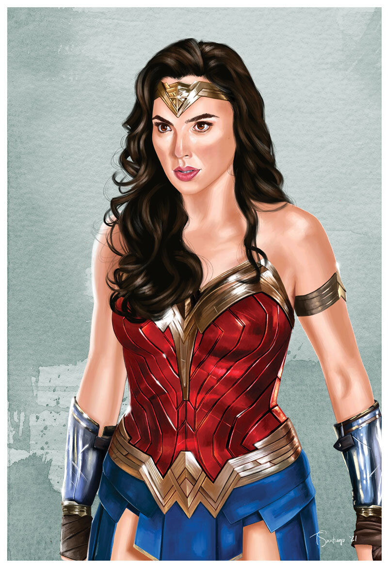 Wonder Woman '84 — Tony Santiago Art