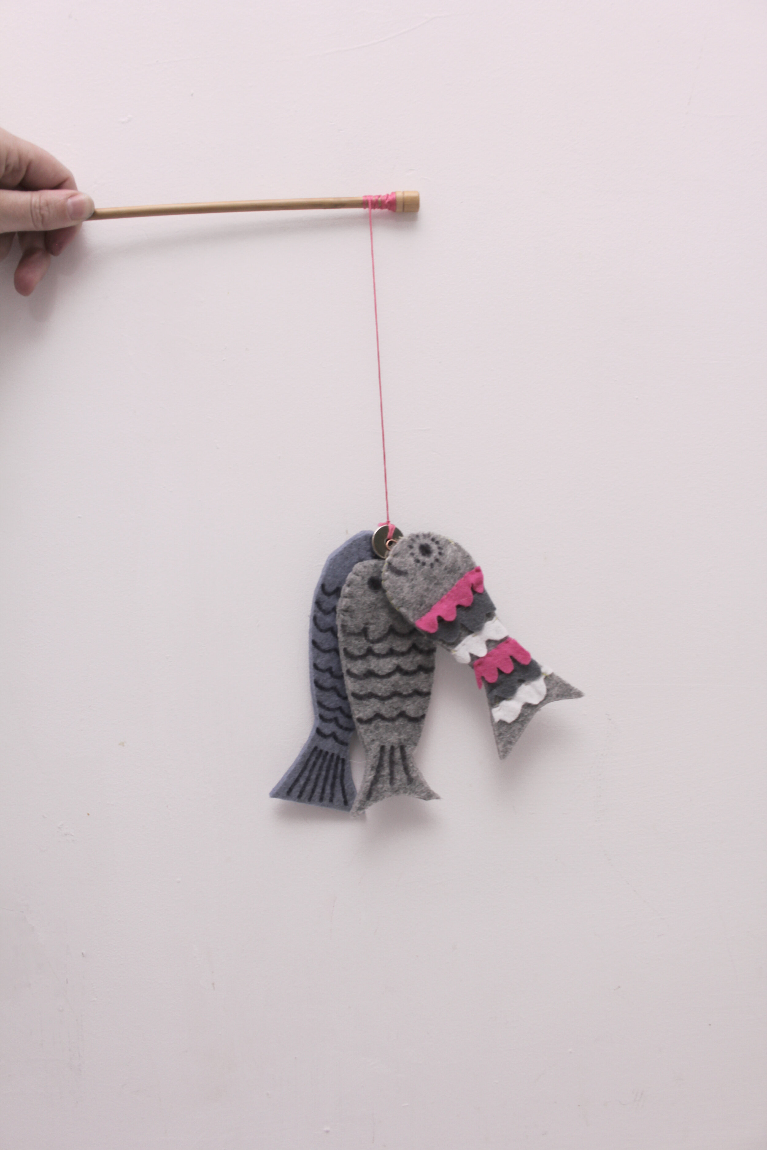 DIY Fish String Line Winding Toy Handmade Educational Kid Xmas Developmental cb 