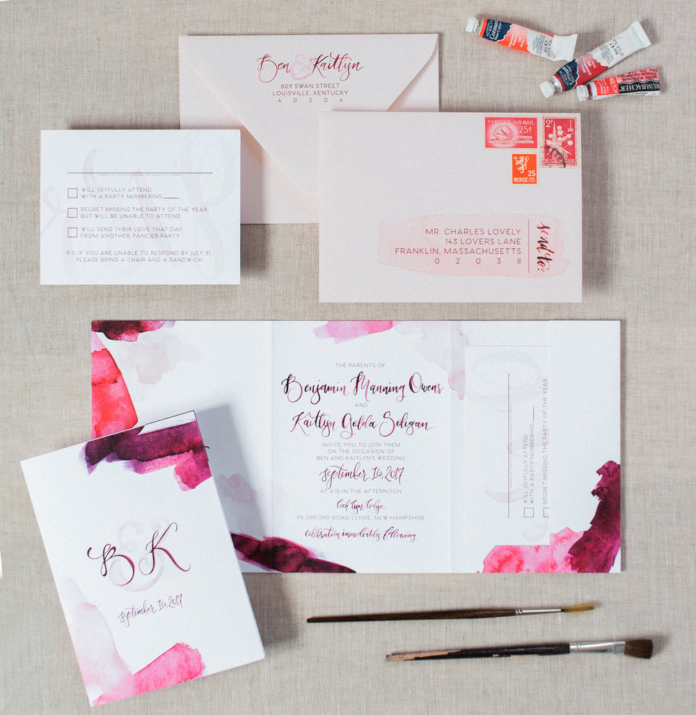 Watercolor Wedding Invitations Wouldn T It Be Lovely