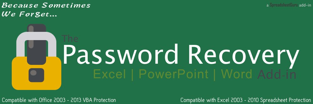 free excel vba password remover