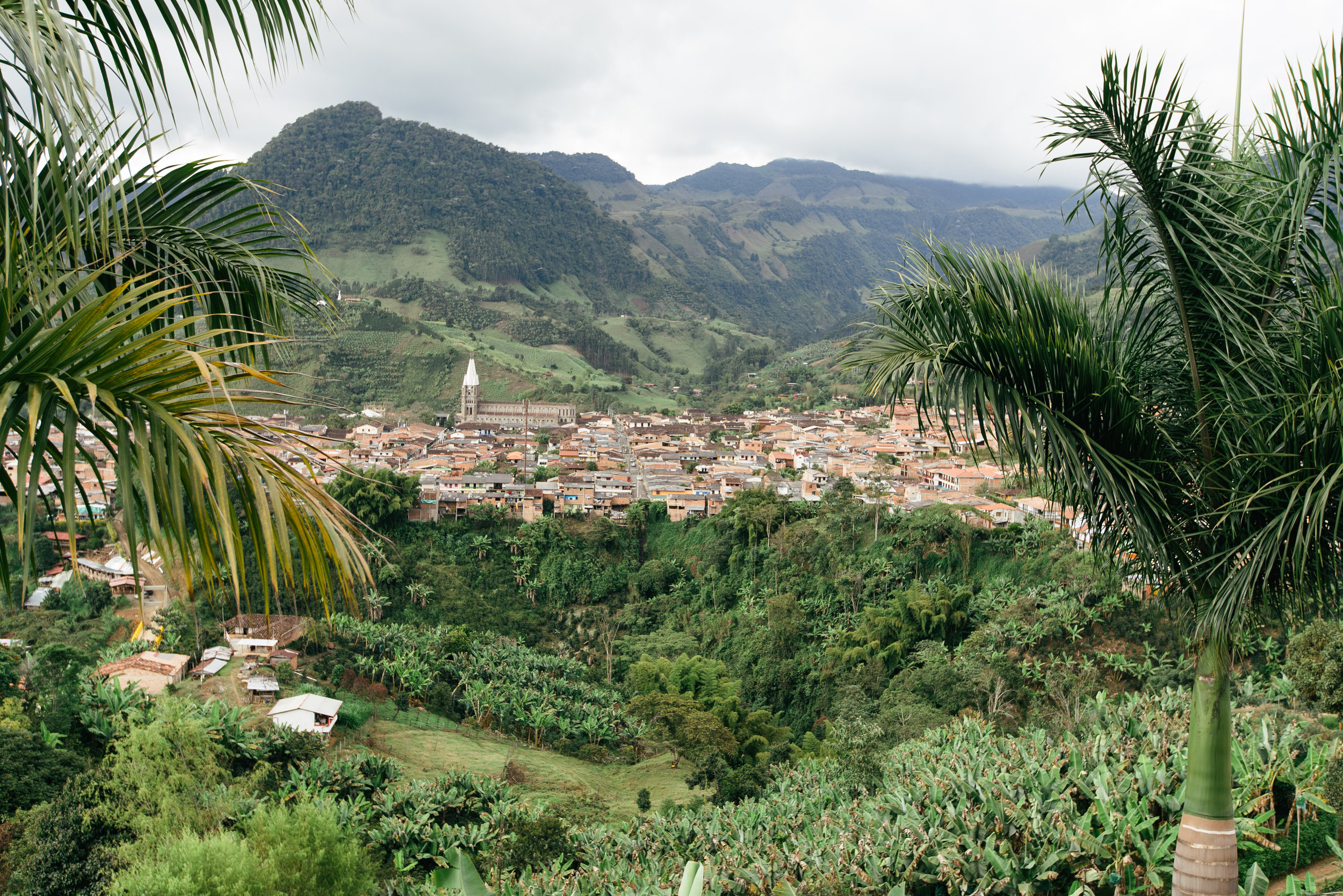  View of Jardín, a pueblo about a 3-hour drive from Medellín. 
