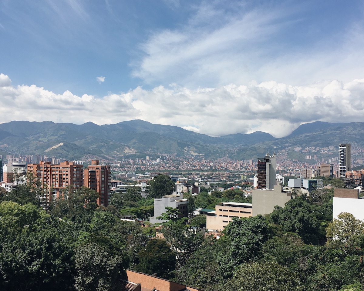  I felt so fortunate to look out at this every day from my balcony in Poblado. 